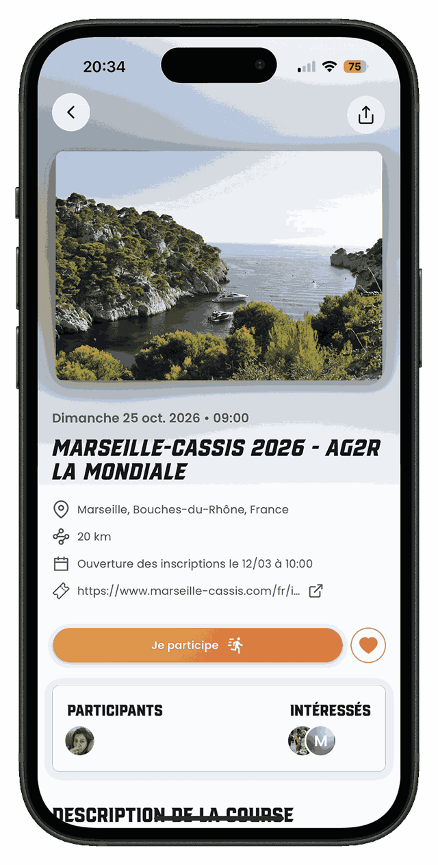 Notifications d'ouverture des inscriptions dans BPMoov